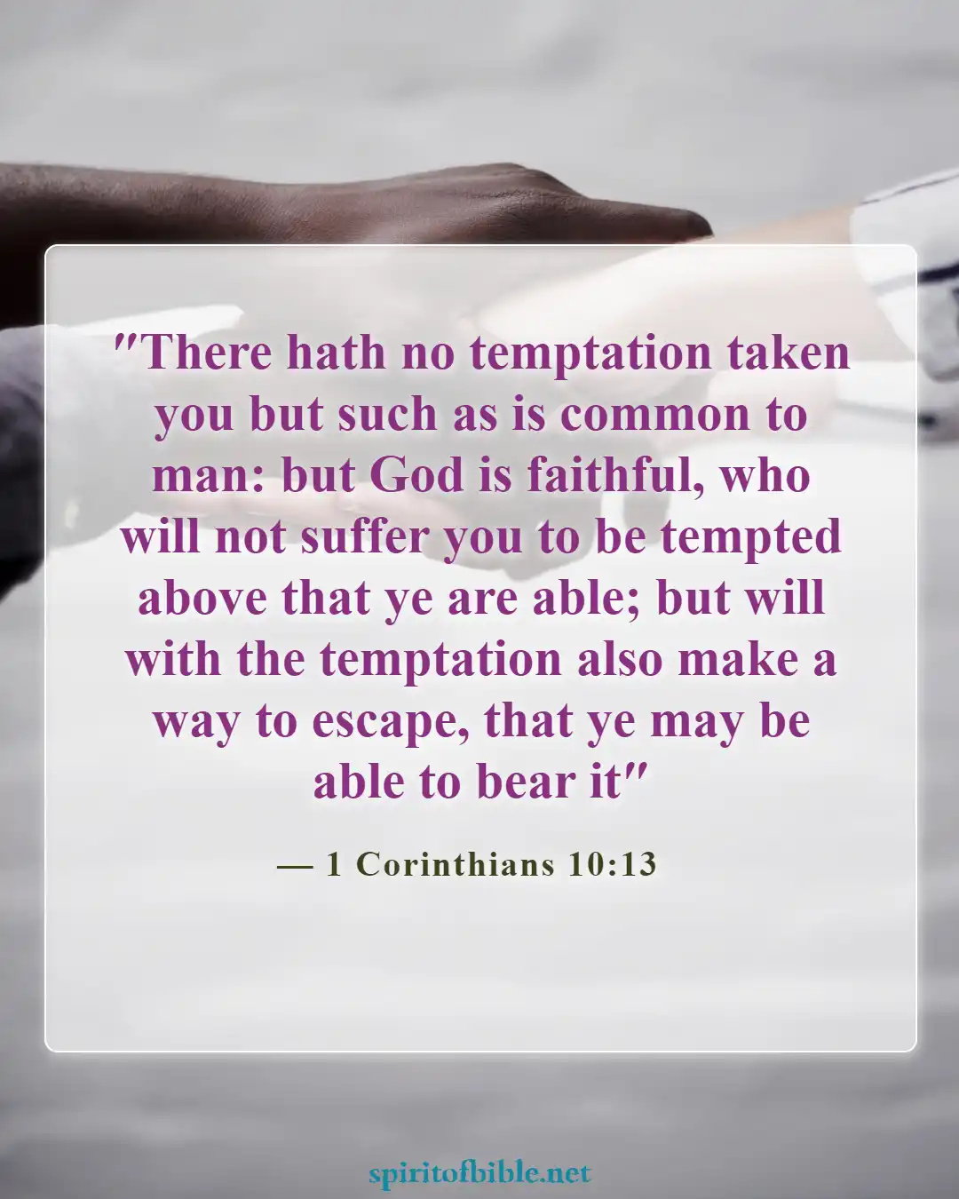 Bible Verses About Overcoming Devil (1 Corinthians 10:13)