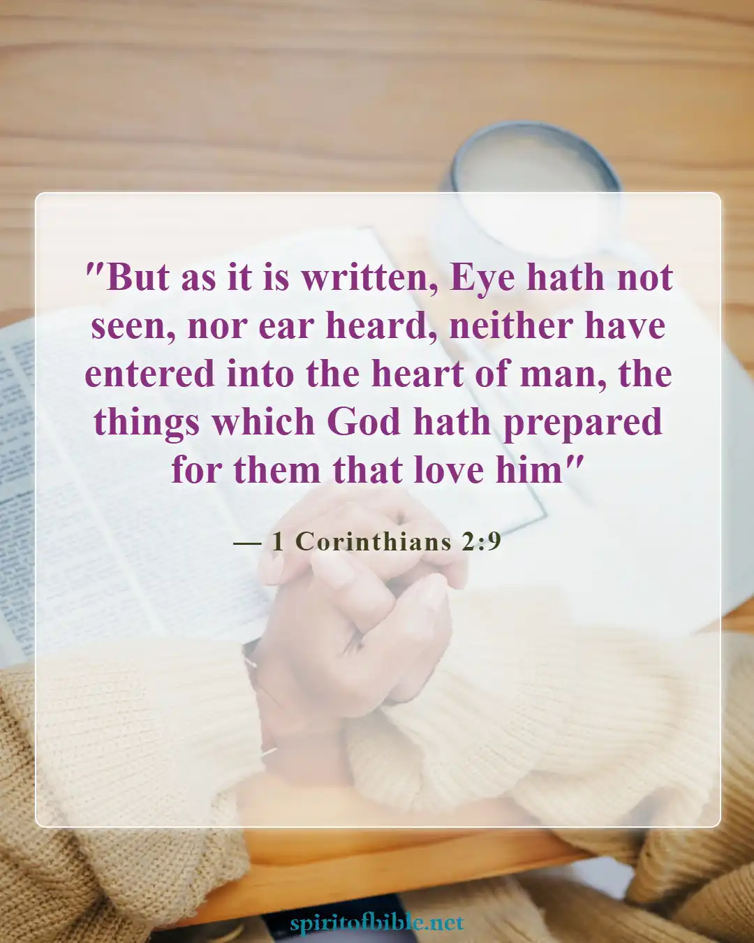 Bible Verses About Heaven and Eternal Life (1 Corinthians 2:9)