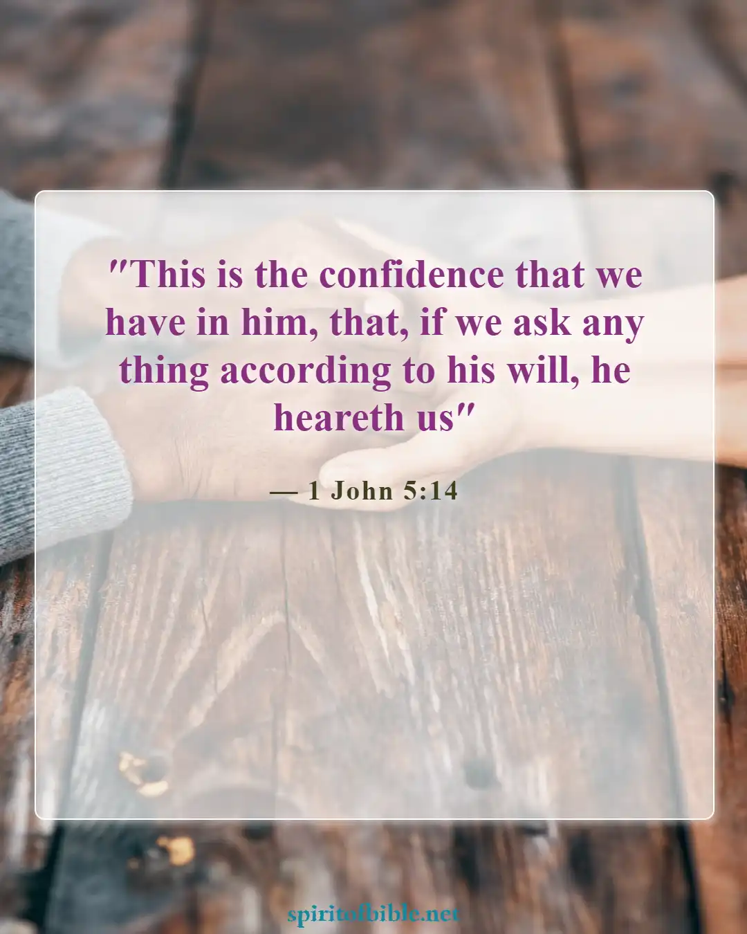 Bible Verses About Finding Your Soulmate (1 John 5:14)