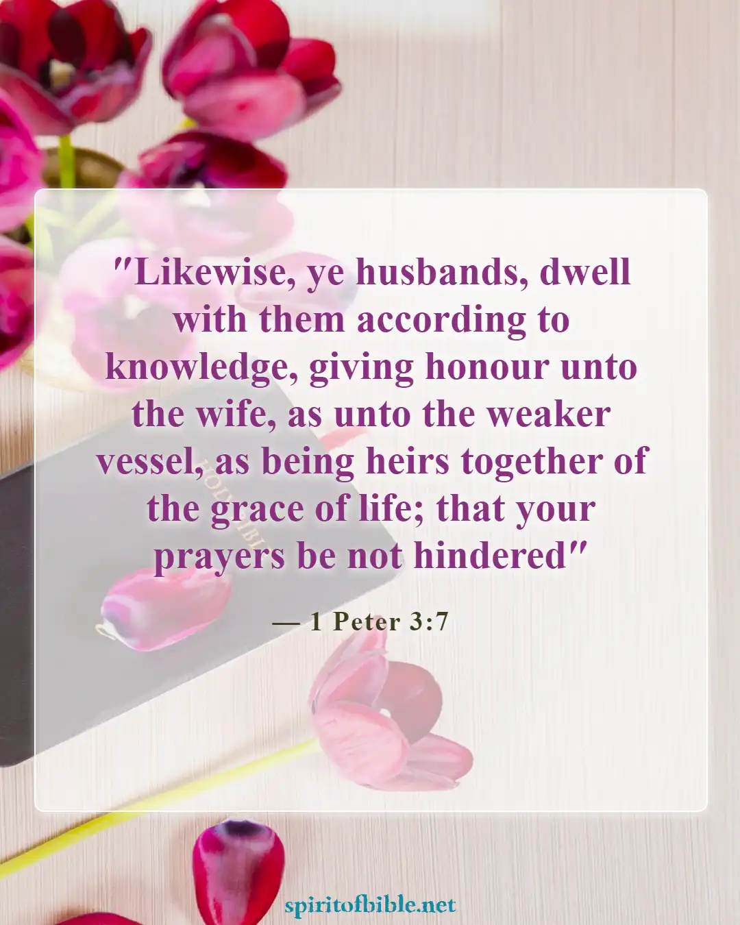 Bible Verses About Finding Your Soulmate (1 Peter 3:7)