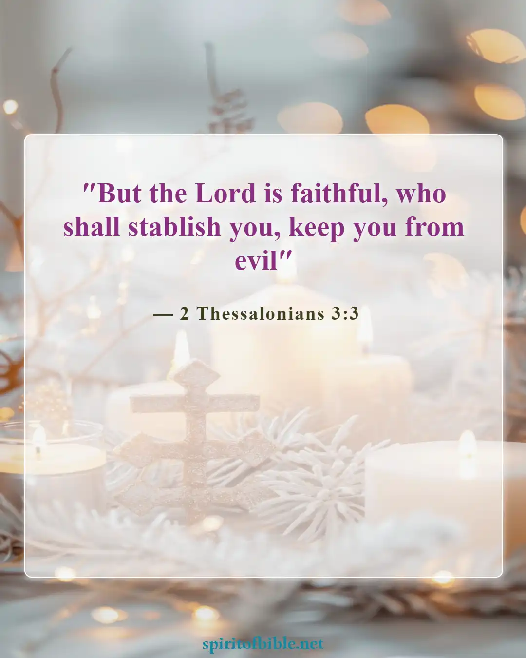 Bible Verses About Hope (2 Thessalonians 3:3)