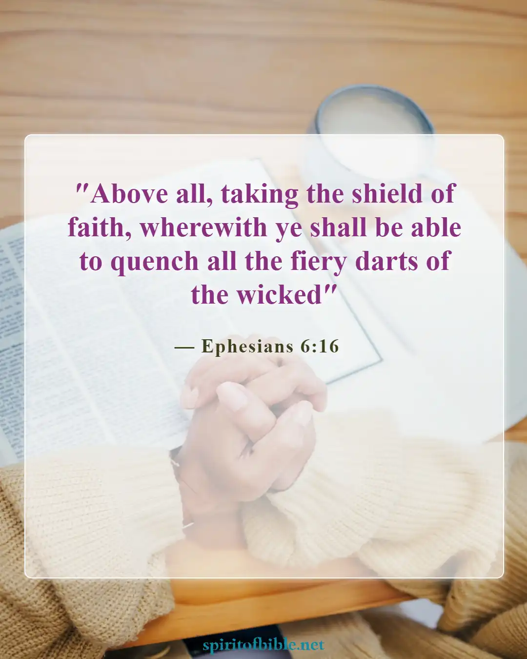 Bible Verses About Overcoming Devil (Ephesians 6:16)