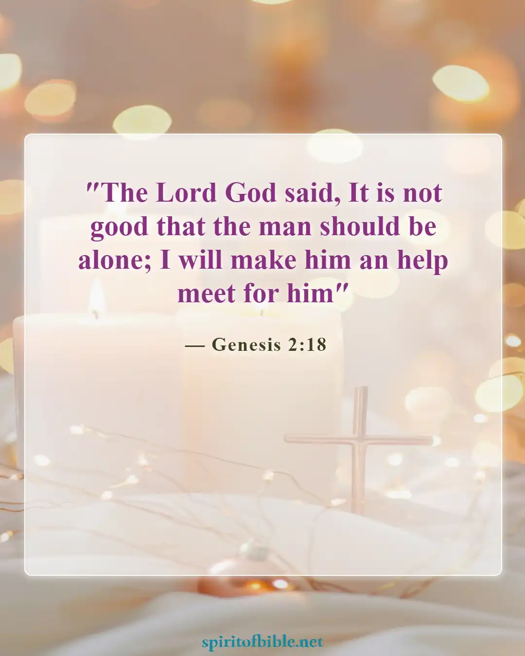 Bible Verses About Finding Your Soulmate (Genesis 2:18)