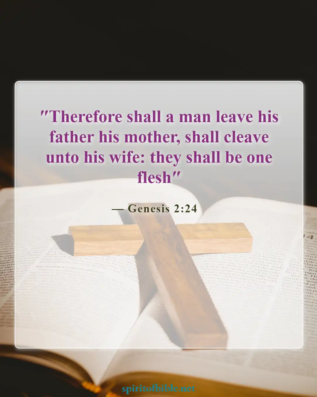 Bible Verses About Finding Your Soulmate (Genesis 2:24)