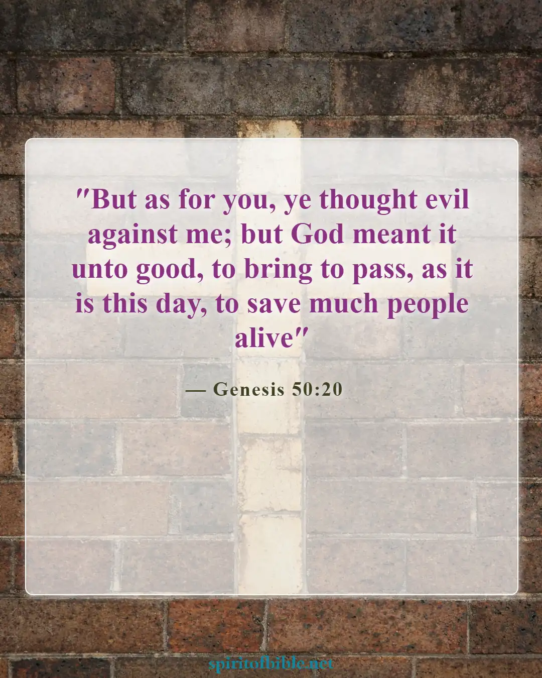 Bible Verses About Hope (Genesis 50:20)