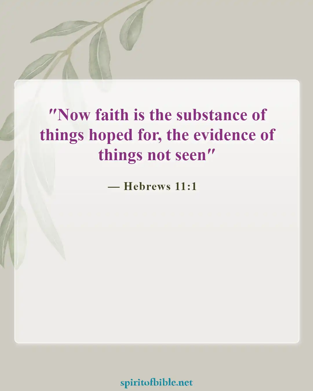 Bible Verses About Hope (Hebrews 11:1)