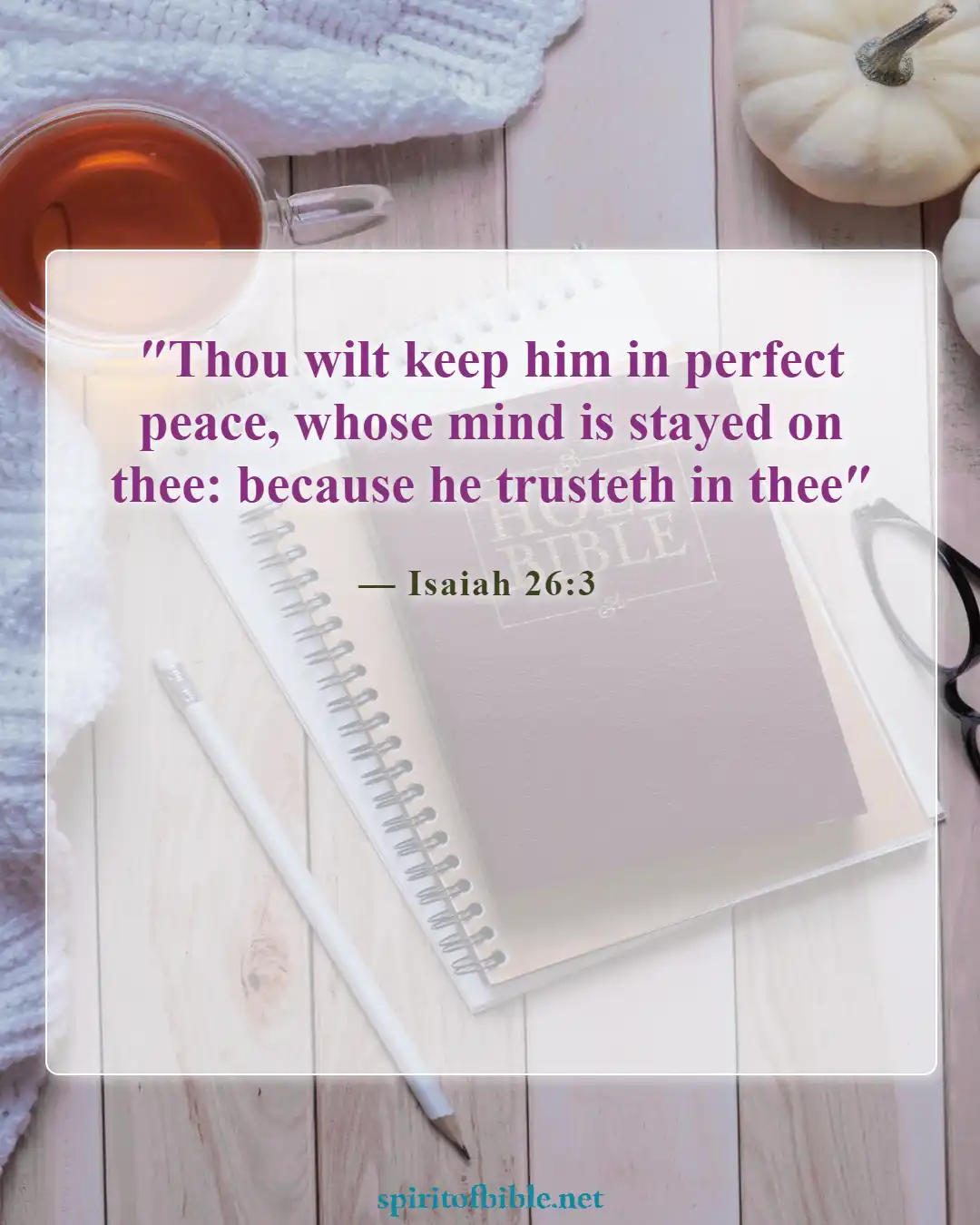 Bible Verses About Hope (Isaiah 26:3)