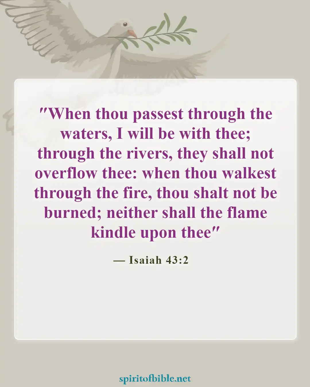 Bible Verses About Hope (Isaiah 43:2)