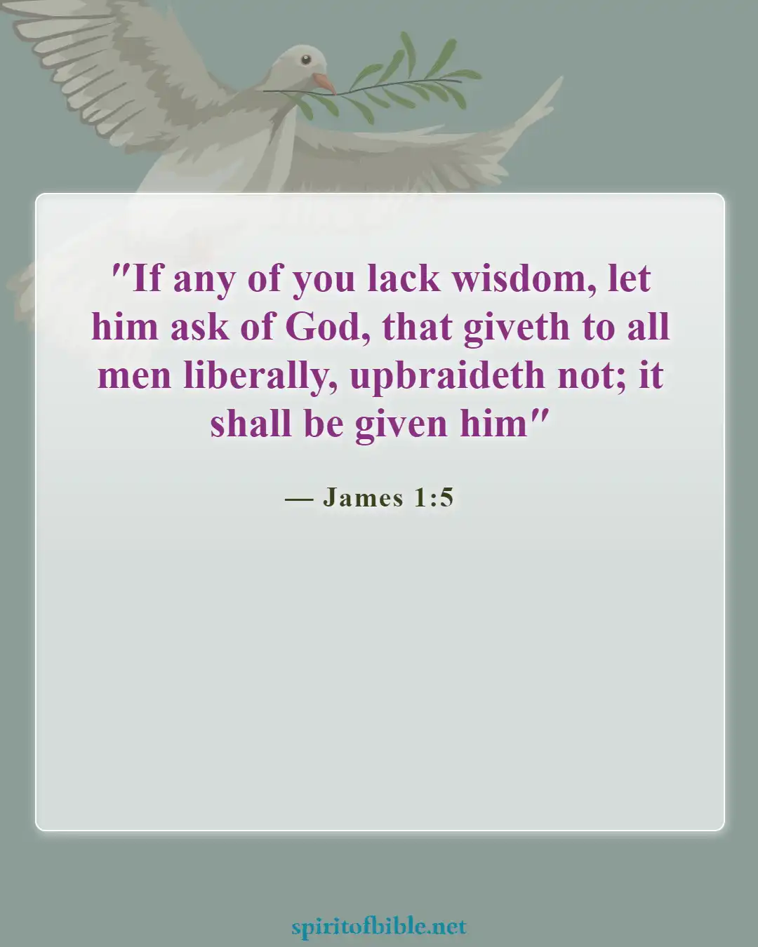 Bible Verses About Believing Lies (James 1:5)