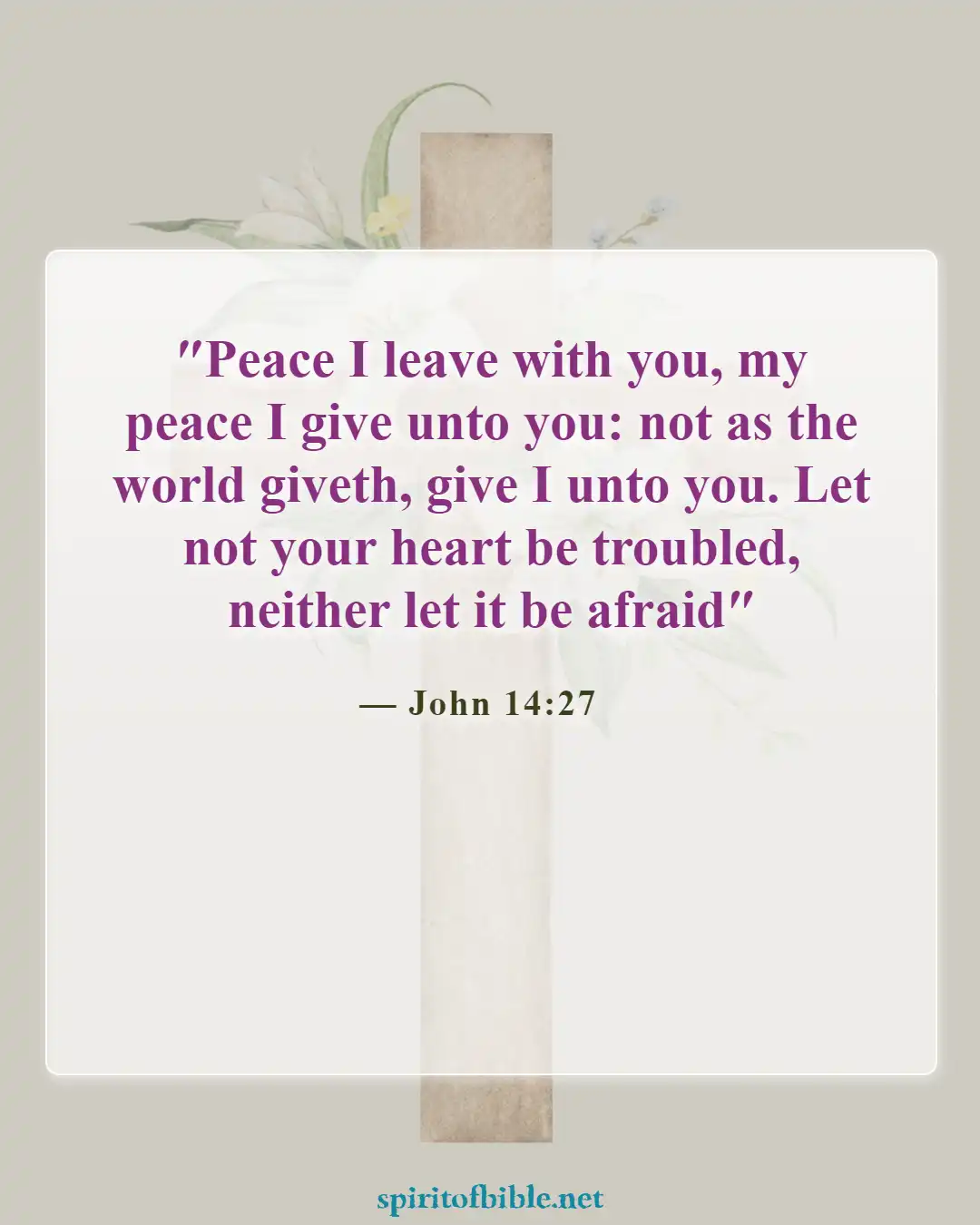 Bible Verses About Hope (John 14:27)