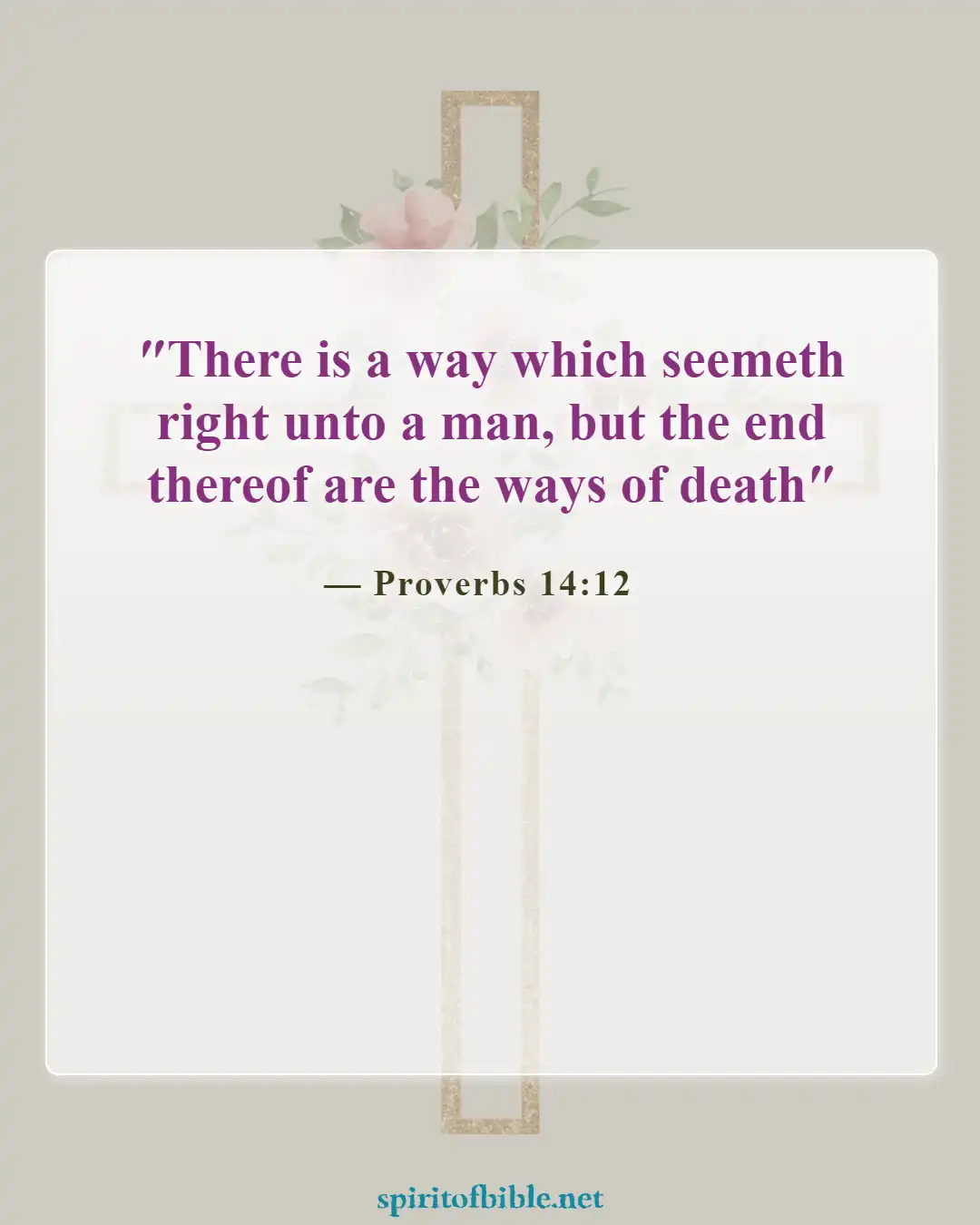 Bible Verses About Believing Lies (Proverbs 14:12)