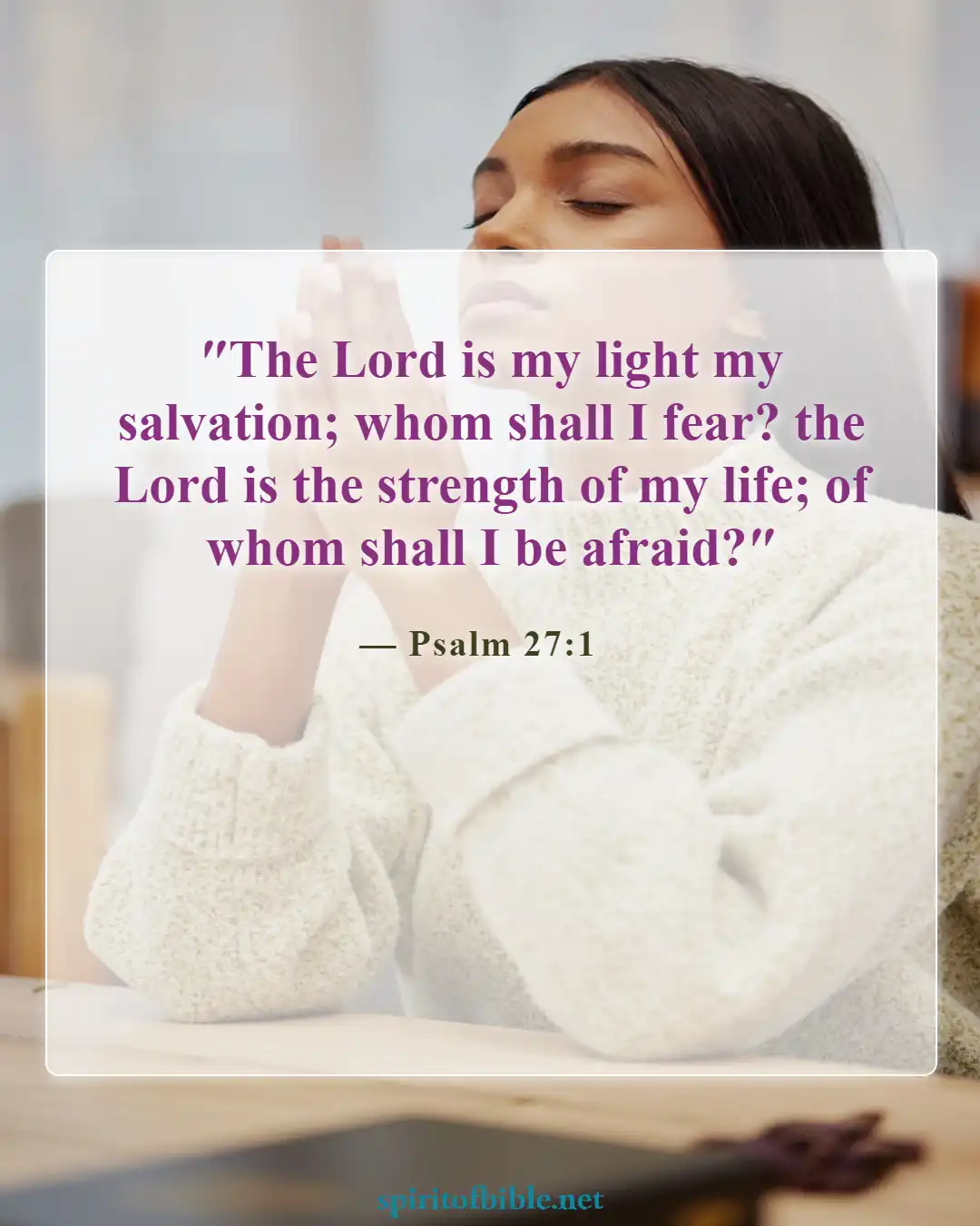 Bible Verses About Lost (Psalm 27:1)