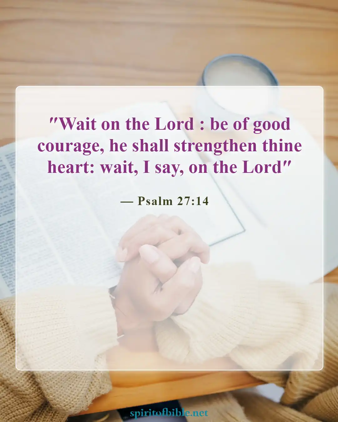 Bible Verses About Finding Your Soulmate (Psalm 27:14)