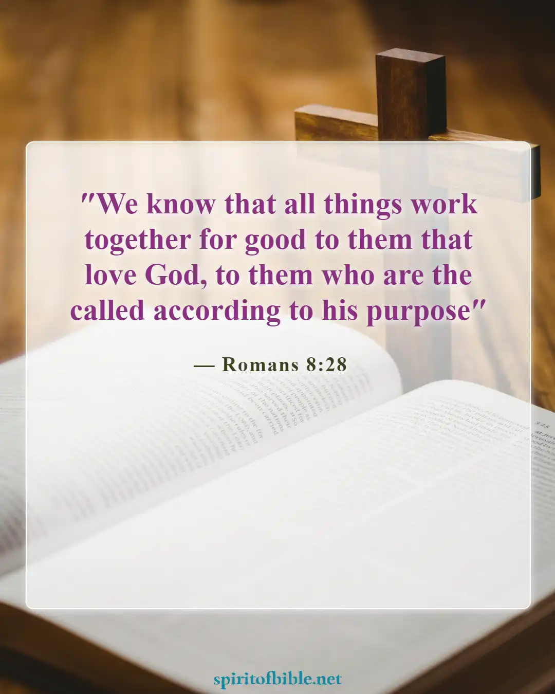 Bible Verses About Commitment To Ministry Living For God (Romans 8:28)