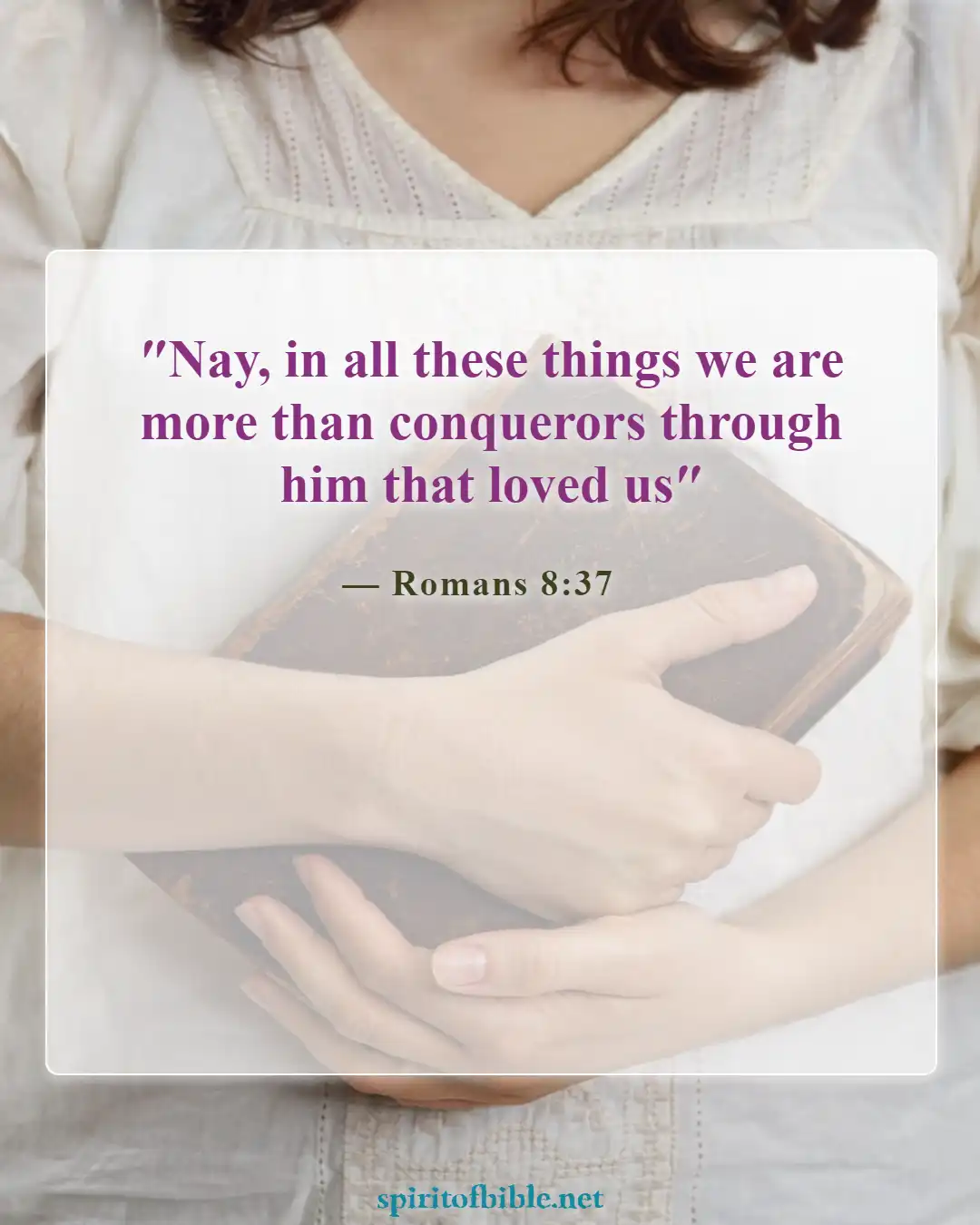 Bible Verses About Overcoming Devil (Romans 8:37)