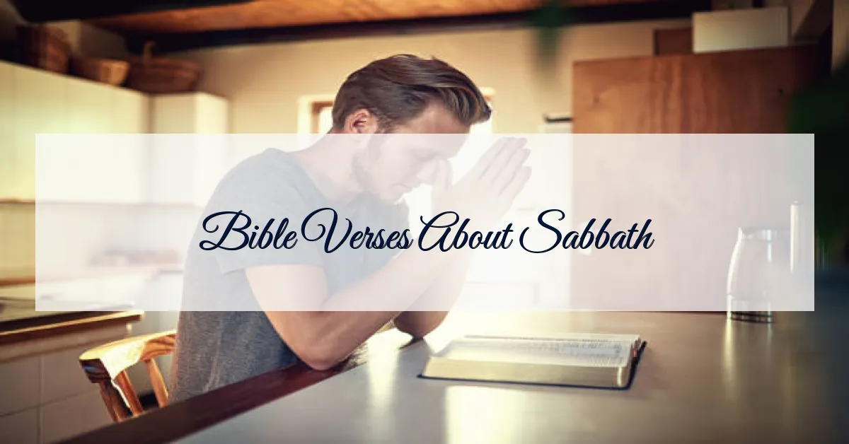 Bible Verses About Sabbath