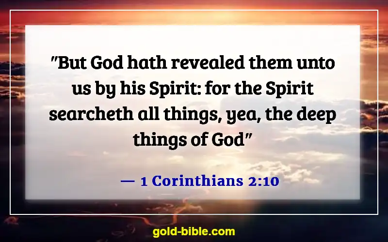 Bible Verses About Guidance In Decision Making (1 Corinthians 2:10)