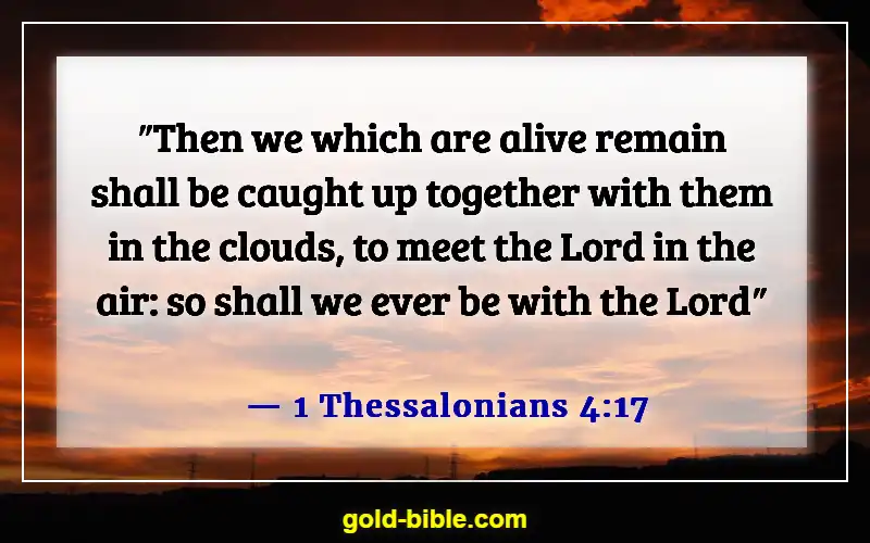 Bible Verses About The Hope Of Heaven (1 Thessalonians 4:17)
