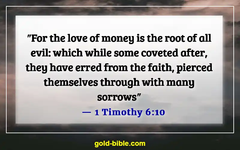 Bible Verses For Business Dedication (1 Timothy 6:10)