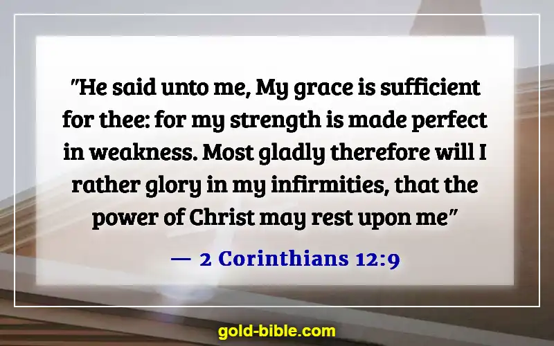 Bible Verses About Human Being Imperfect (2 Corinthians 12:9)