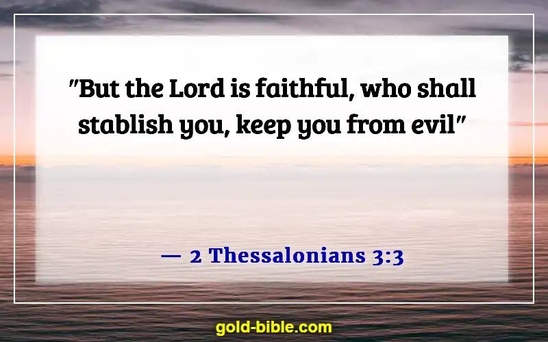 Bible Verses Against Spiritual Attack (2 Thessalonians 3:3)