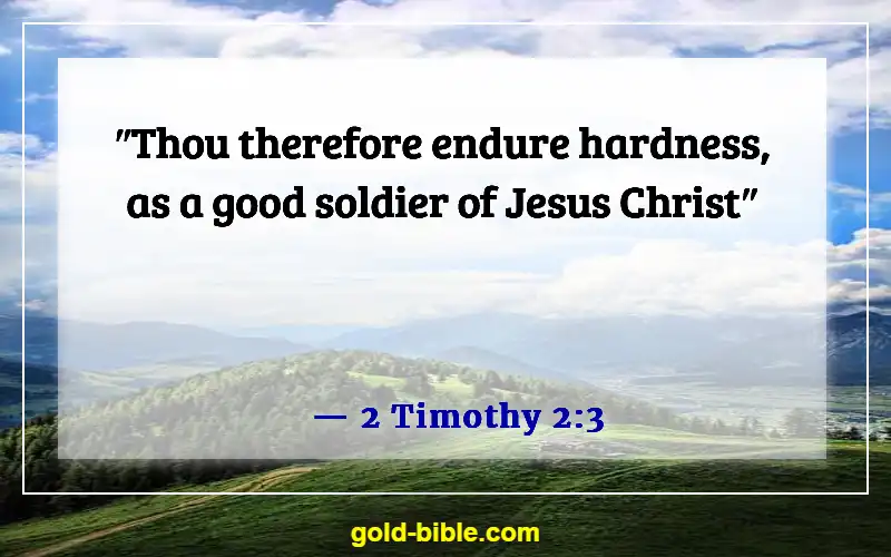 Be A Warrior Not A Worrier Bible Verse (2 Timothy 2:3)