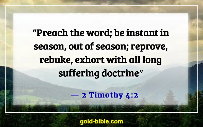 Bible Verses About Sharing Your Testimony (2 Timothy 4:2)
