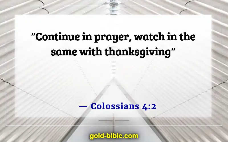 Bible Verses About Guidance In Decision Making (Colossians 4:2)