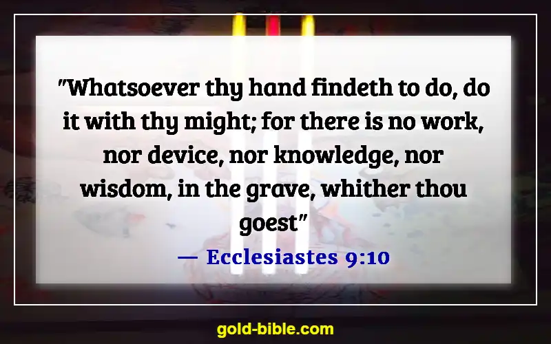 Bible Verses For Business Dedication (Ecclesiastes 9:10)