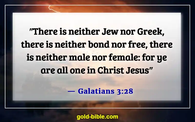 Bible Verses About Accepting Others (Galatians 3:28)