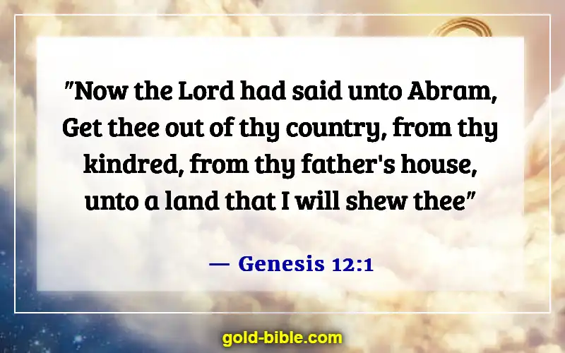 Bible Verses About Leaving Family For God (Genesis 12:1)