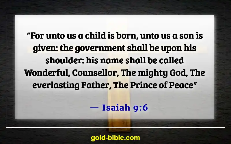 Bible Verses About Peace In The Presence Of God (Isaiah 9:6)