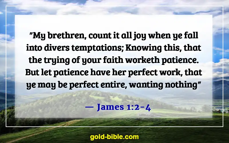Bible Verses About When You Feel Like Everything Is Going Wrong (James 1:2-4)