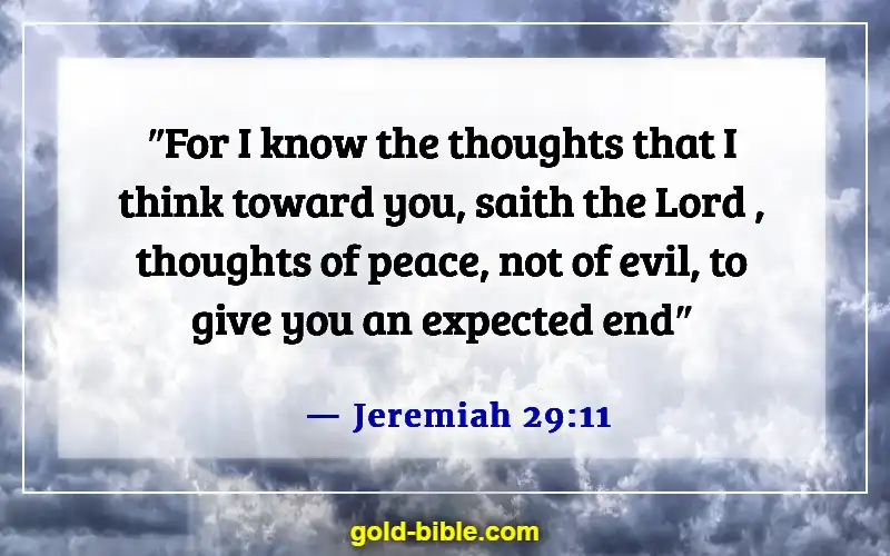 Bible Verses About God's Plans (Jeremiah 29:11)