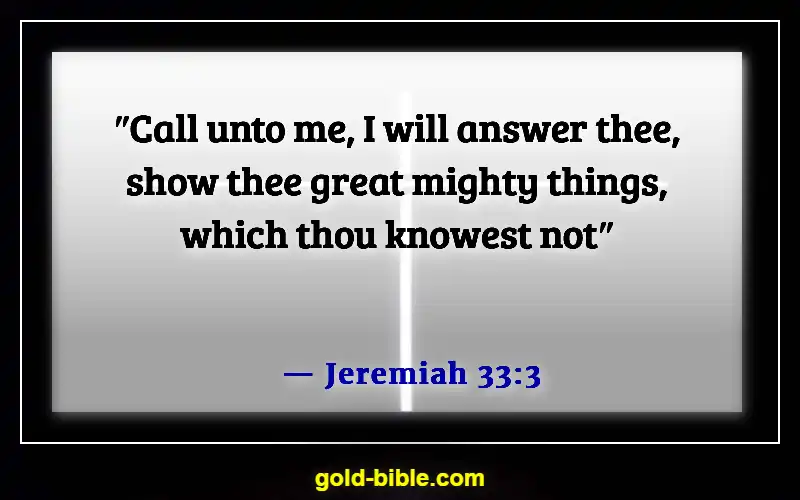 Bible Verses About Asking And Receiving (Jeremiah 33:3)