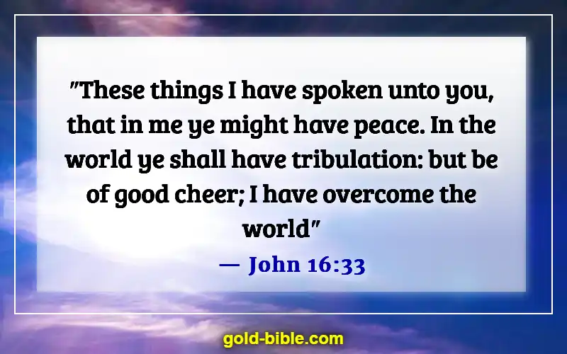 Bible Verses To Help With Anxiety (John 16:33)