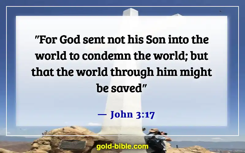Bible Verses About God’s Love For Unbelievers (John 3:17)
