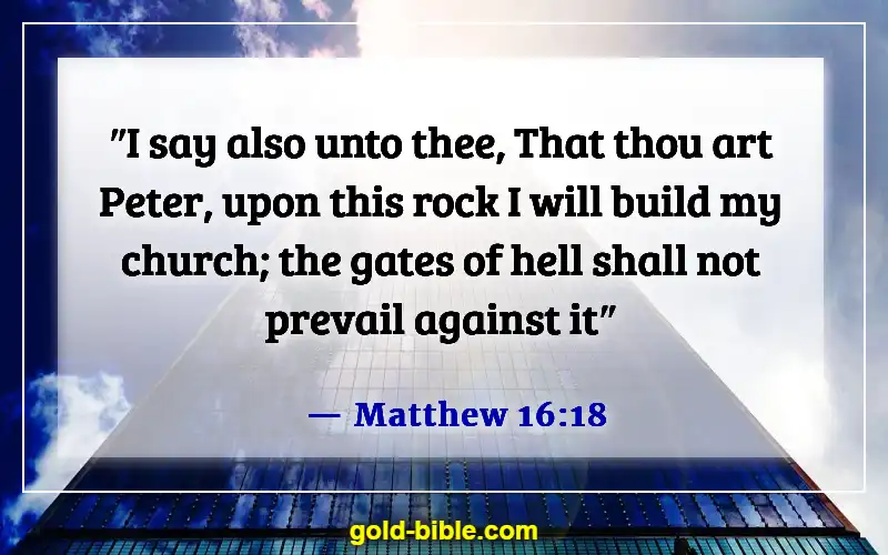 Bible Verses About Human Being Imperfect (Matthew 16:18)