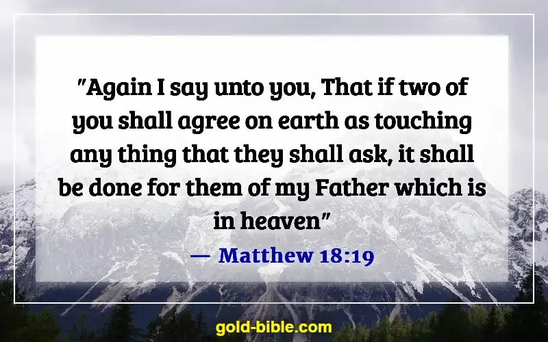 Bible Verses Against Spiritual Attack (Matthew 18:19)