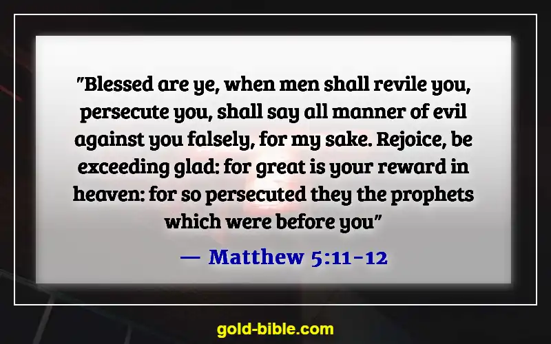 Bible Verses About Being Judged Wrongly (Matthew 5:11-12)