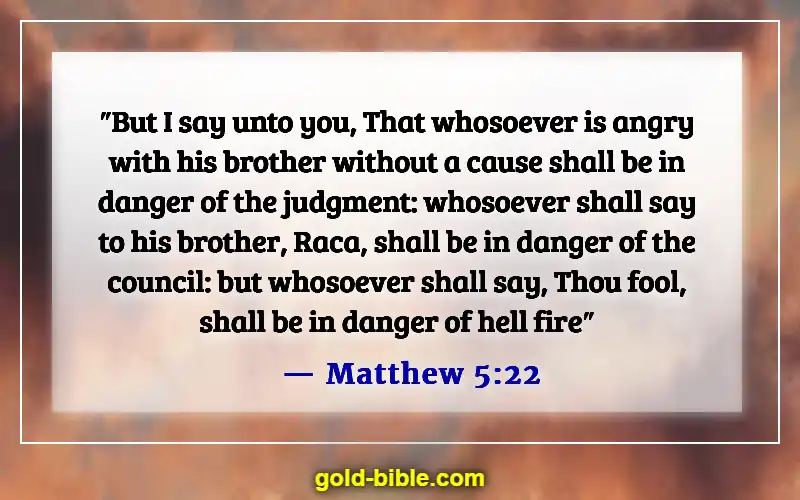 Bible Verses About Hell Being Eternal (Matthew 5:22)