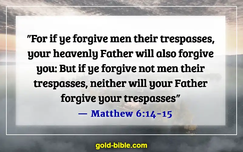 Bible Verses About Being Judged Wrongly (Matthew 6:14-15)