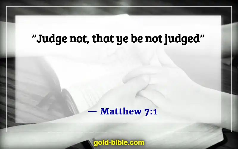 Bible Verses On Gossip Slander And Judging (Matthew 7:1)