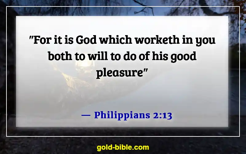 Bible Verses About God's Plans (Philippians 2:13)