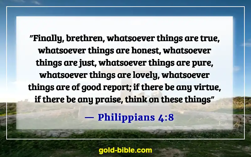 Bible Verses About Cheating In Business (Philippians 4:8)