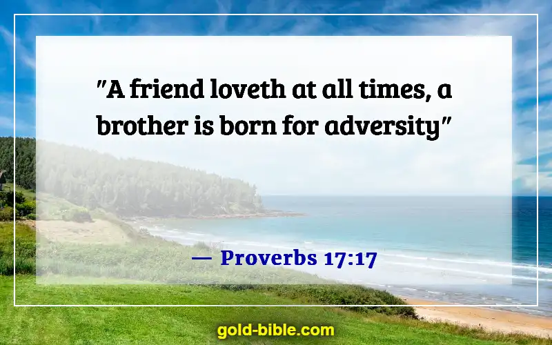 Bible Verses About Overcoming Loneliness (Proverbs 17:17)