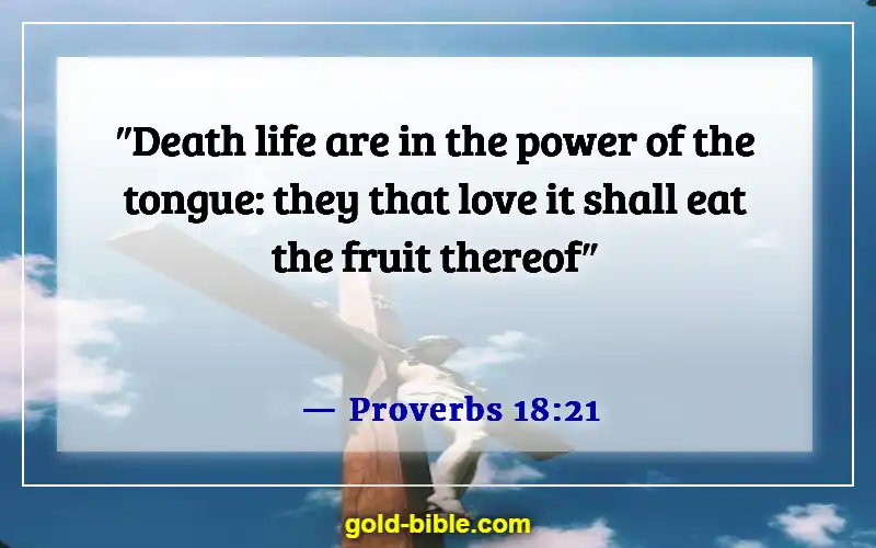 Bible Verses On Gossip Slander And Judging (Proverbs 18:21)