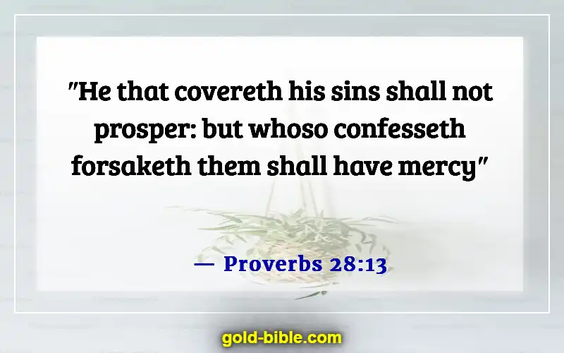 Bible Verses About Doing Wrong To Others (Proverbs 28:13)