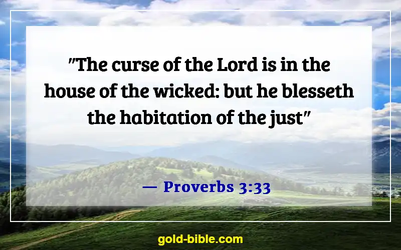 Bible Verses About Families Worshipping Together (Proverbs 3:33)