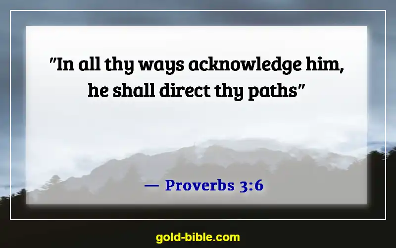 Bible Verses About Worrying About The Future (Proverbs 3:6)